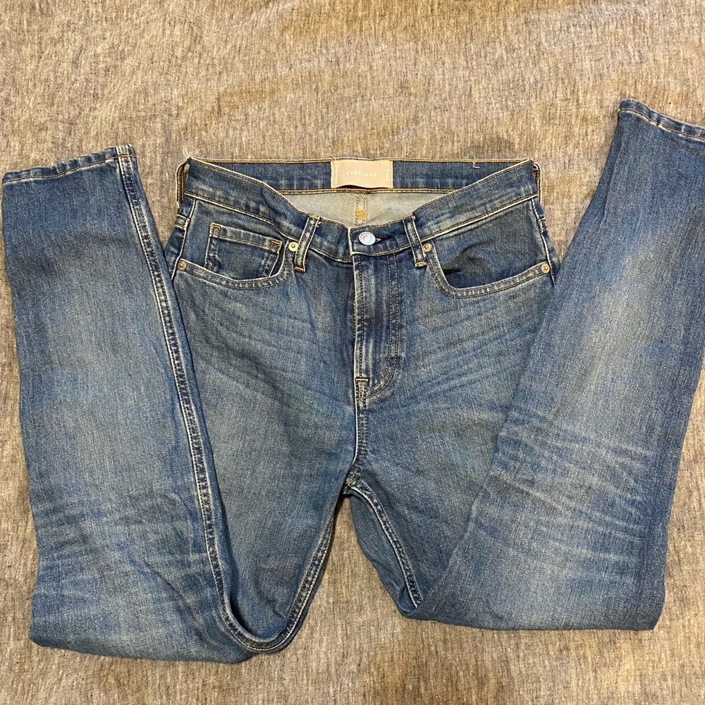 Everlane High Waisted Skinny Jeans